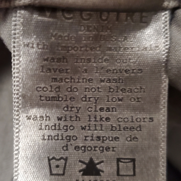 McGuire Denim Grey Skinny Jean Sz 28 - Picture 2 of 6